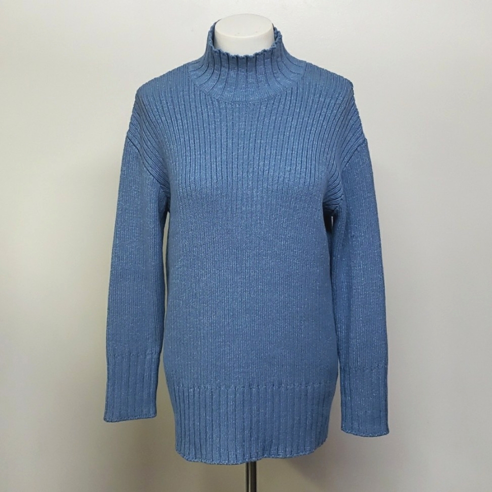 Free People Beach Trez Sweater Chunky Knit High Neck Oversized Women's Size XS